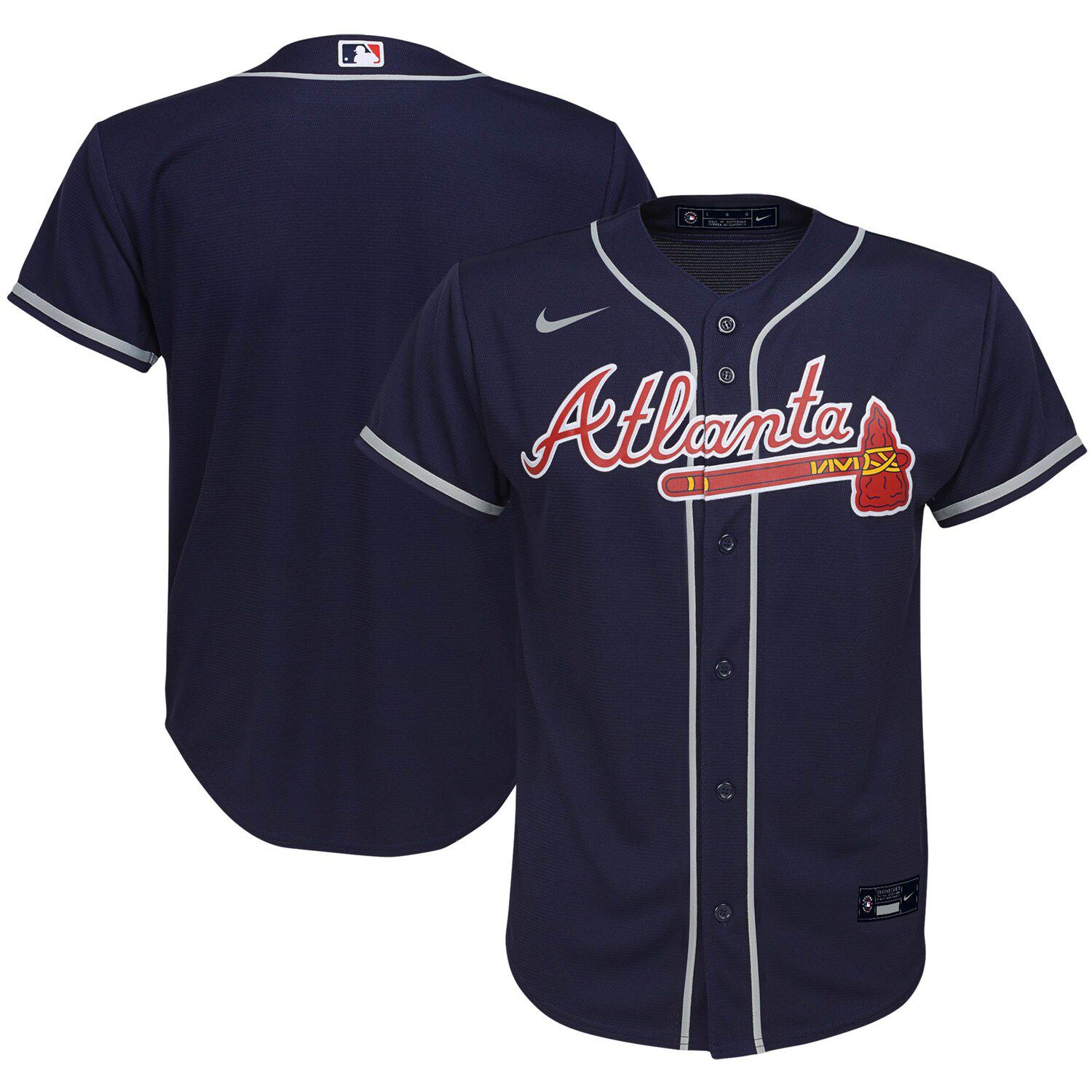 gray atlanta braves jersey