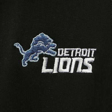 Men's Dunbrooke Black/Realtree Camo Detroit Lions Logo Ranger Pullover Hoodie
