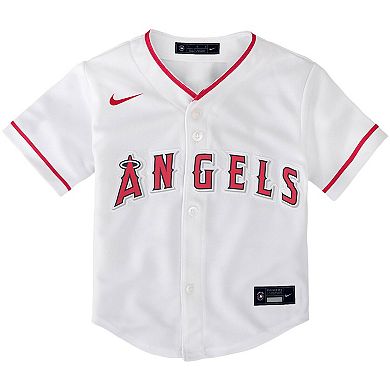 Toddler Nike Mike Trout White Los Angeles Angels Home 2020 Replica Player Jersey
