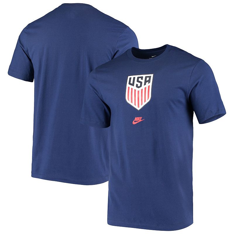 UPC 193657441996 product image for Men's Nike Navy US Soccer Evergreen Crest T-Shirt, Size: 2XL, Blue | upcitemdb.com