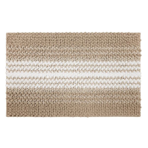 The Big One® Ombre Noodle Memory Foam Bath Rug Tan (17X24) BrickSeek