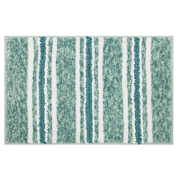  Microfiber Capri Multi Stripes Color Door Mat Bathroom Rug Floor  Mats