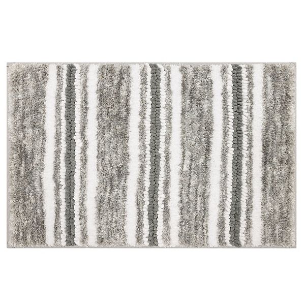 Sonoma Goods For Life® Texture Striped Bath Rug - Gray (24X38)