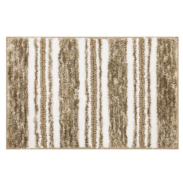 Sonoma Goods For Life® Texture Striped Bath Rug - Linen (24X38)