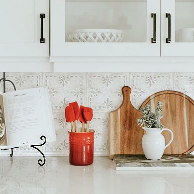 RoomMates White Tin Tile Backsplash P&S Giant DCL