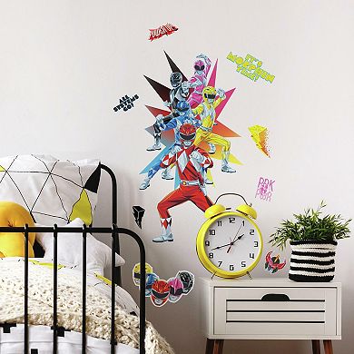 RoomMates Power Rangers Peel & Stick Giant Wall Decal