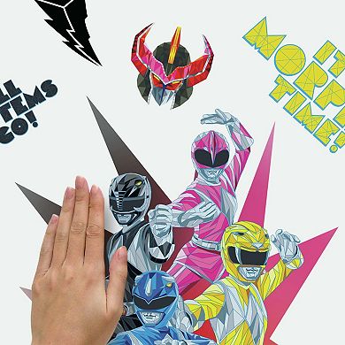 RoomMates Power Rangers Peel & Stick Giant Wall Decal
