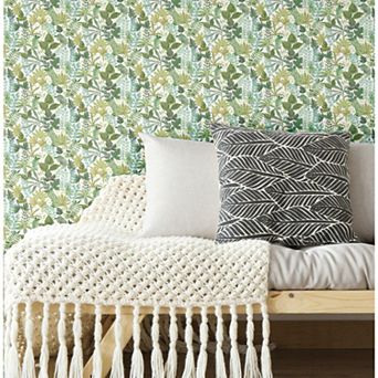 RoomMates Watercolor Tropics Peel & Stick Wallpaper