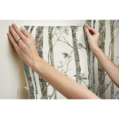 RoomMates Trees Peel & Stick Wallpaper