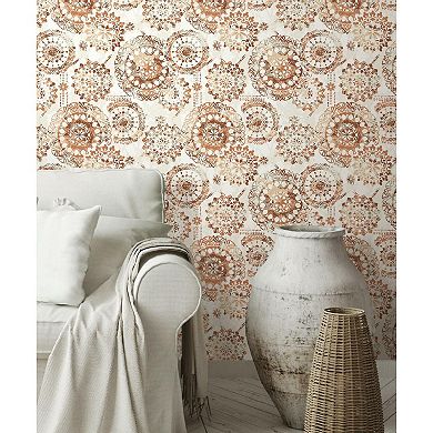 RoomMates Bohemian Medallion Peel & Stick Wallpaper