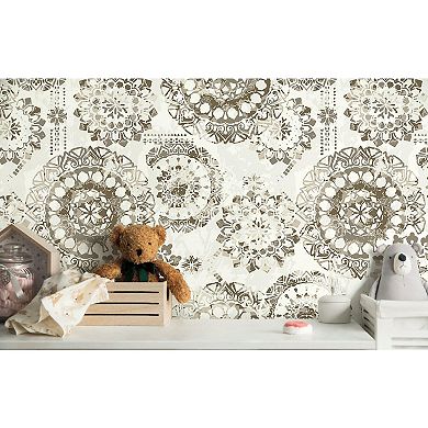 RoomMates Bohemian Medallion Peel & Stick Wallpaper