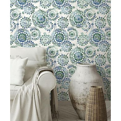 RoomMates Bohemian Medallion Peel & Stick Wallpaper