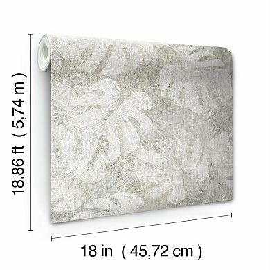 RoomMates Jungle Leaf Canopy Peel & Stick Wallpaper