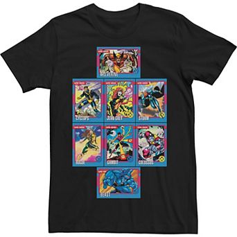 Big & Tall Marvel Trading Cards X-Men Pack Tee