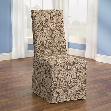 Sure Fit Scroll Leaf Dining Chair Slipcover
