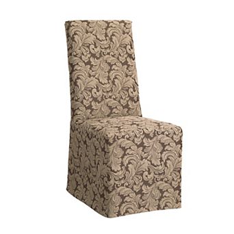 Sure Fit Scroll Leaf Dining Chair Slipcover