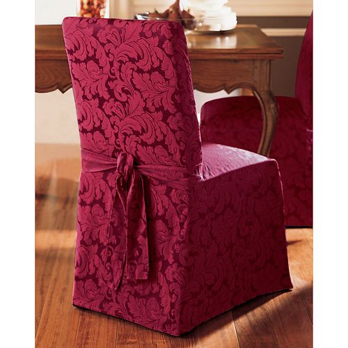 Sure Fit™ Scroll Leaf Dining Chair Slipcover