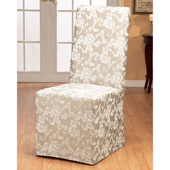 Sure Fit™ Scroll Leaf Dining Chair Slipcover