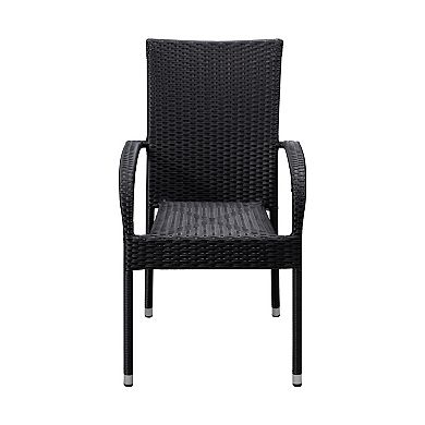 Patio Sense Morgan Indoor / Outdoor Arm Chair 4-piece Set