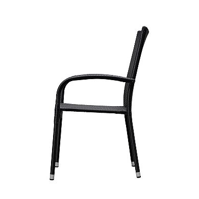 Patio Sense Morgan Indoor / Outdoor Arm Chair 4-piece Set