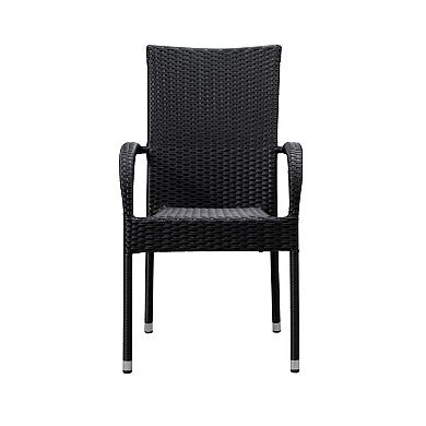 Patio Sense Morgan Indoor / Outdoor Arm Chair 4-piece Set