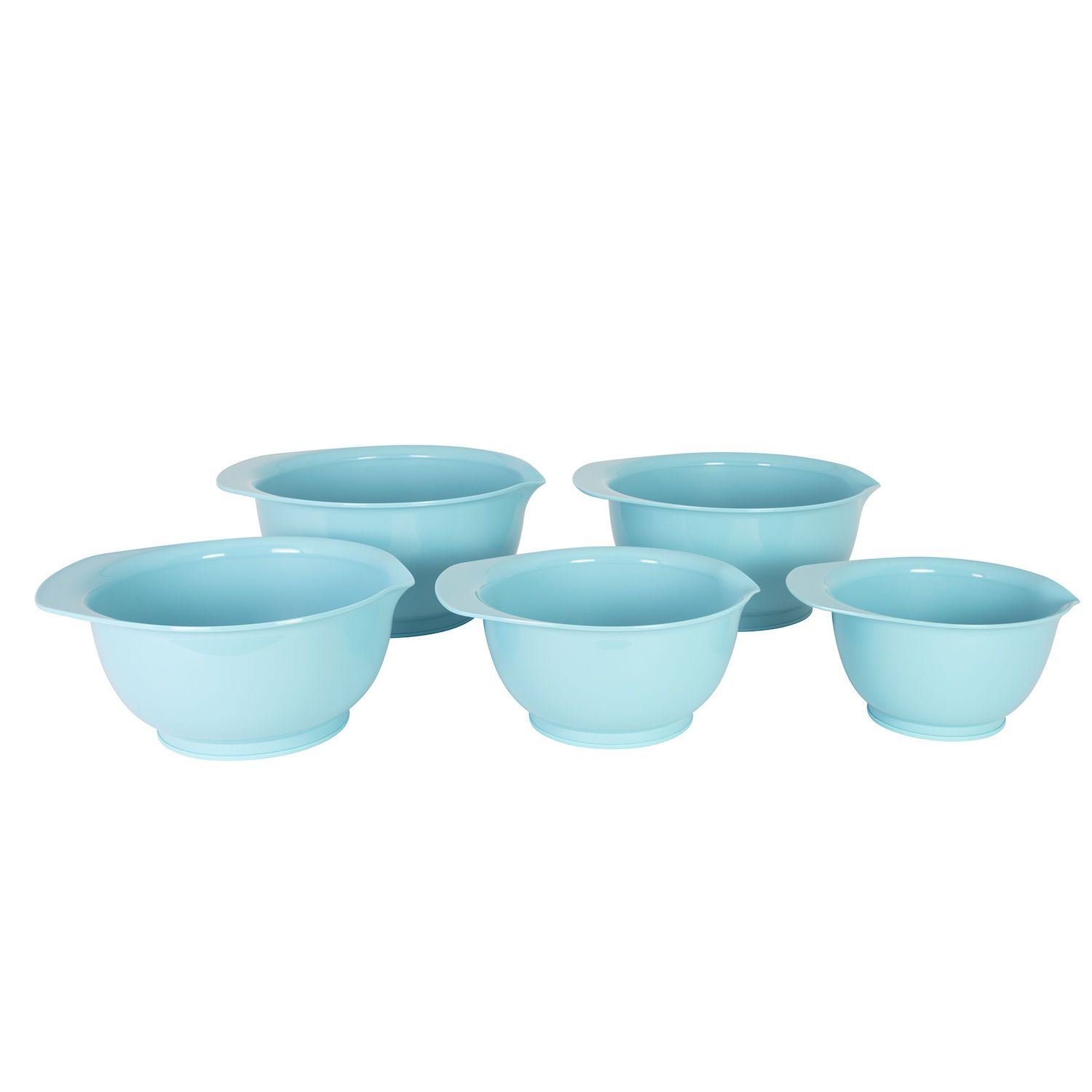 Gibson Home Plaza Cafe 3 Piece Stackable Nesting Mixing Bowl Set