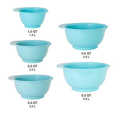 Food Network™ 5-pc. Aqua Mixing Bowl Set