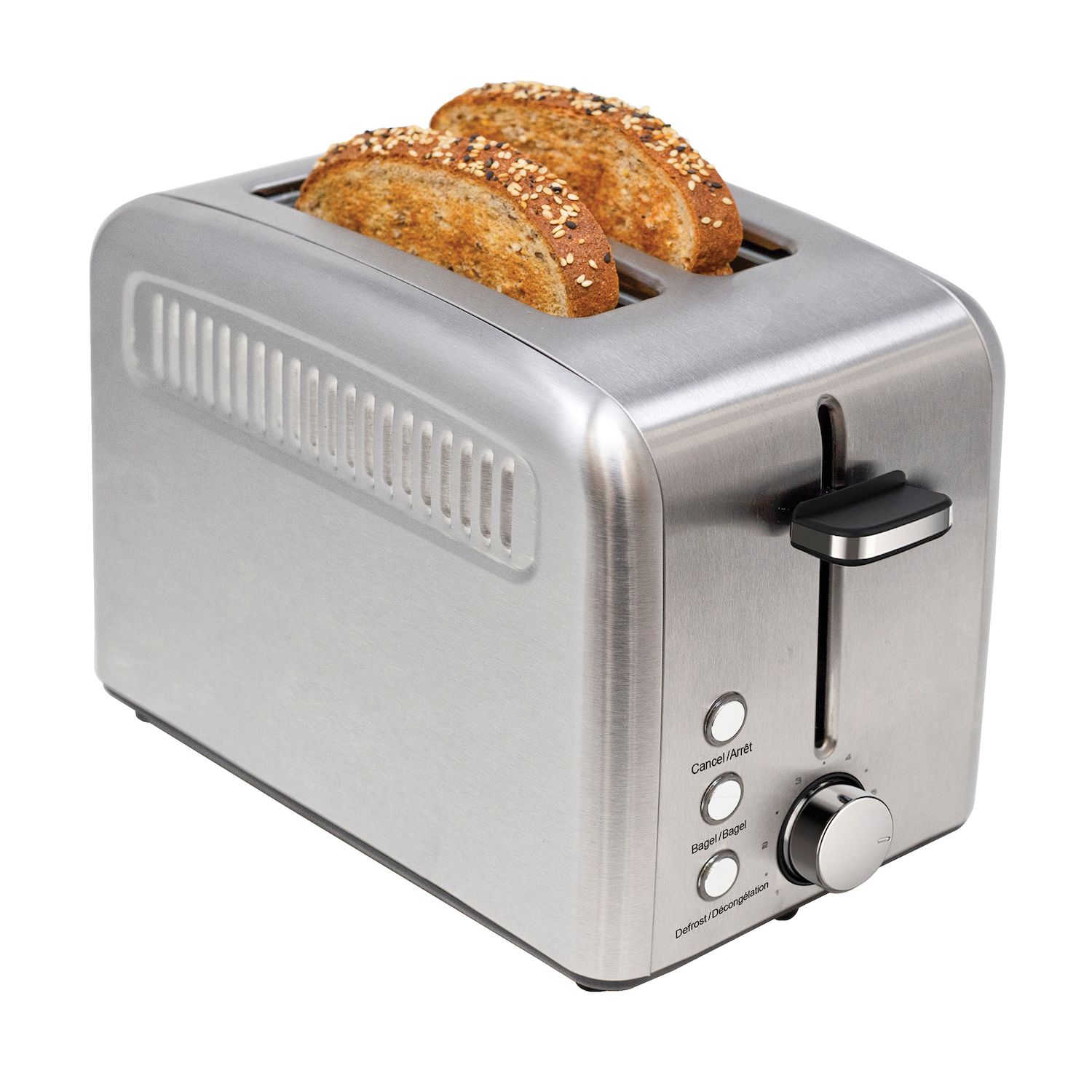 Total Chef 2-Slice Stainless Steel Toaster