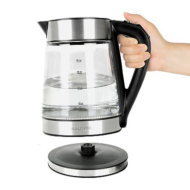 Kalorik 1.7-Liter Rapid Boil Digital Electric Kettle