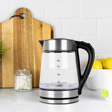 Kalorik 1.7-Liter Rapid Boil Digital Electric Kettle