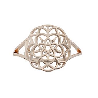 LC Lauren Conrad Rose Gold Tone Floral Filigree Ring