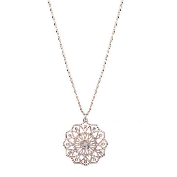 Lauren conrad rose hot sale gold necklace