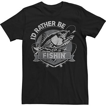 Big & Tall Just Fish Outdoor Tee