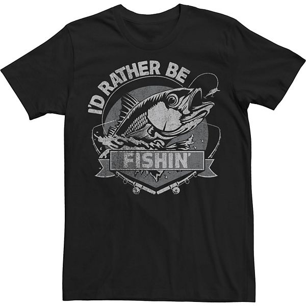 Big & Tall Just Fish Outdoor Tee