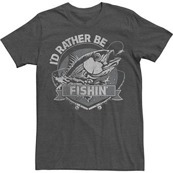 Big & Tall Just Fish Outdoor Tee
