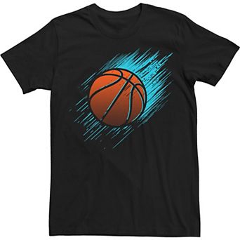 Big & Tall Bright Basketball Neon Tee