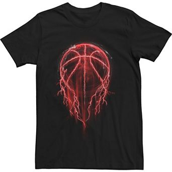 Big & Tall Bullet Ball Neon Basketball Tee