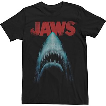Big & Tall Jaws Poster Animal Tee