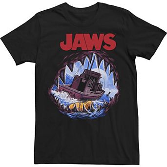 Big & Tall Jaws Deep Sea Terror Poster Tee