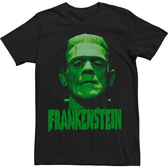 Big & Tall Universal Monsters Frankenstien Logo Poster Tee
