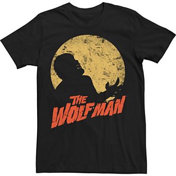 Big & Tall Universal Monsters The Wolfman Moonlit Silhouette Tee