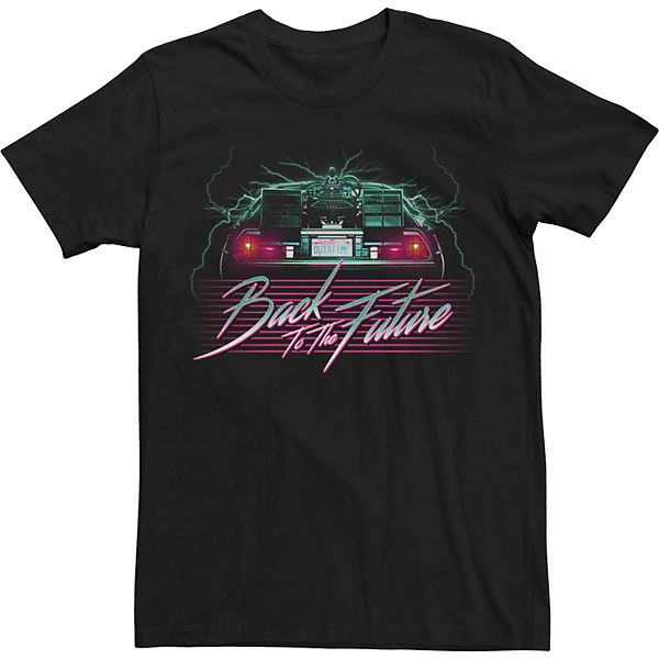 Big & Tall Back to The Future Neon Poster Tee