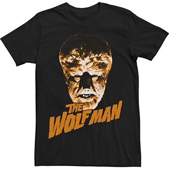 Big & Tall Universal Monsters Wolfman Logo Poster Tee
