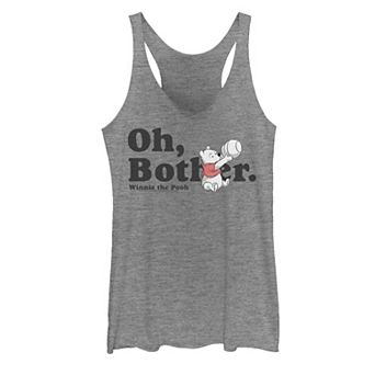 Disney's Winnie The Pooh Oh Bother Quote Juniors' Tank Top