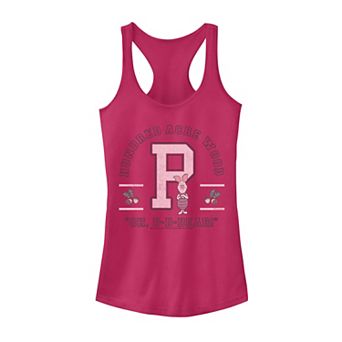 Disney's Winnie The Pooh Piglet Juniors' Collegiate Oh Dear Quote Tank Top