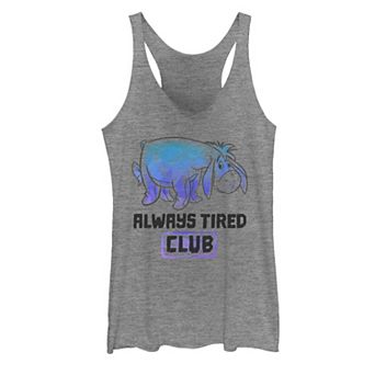 Disney's Winnie The Pooh Eeyore Always Tired Club Juniors' Tank Top