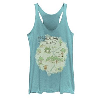 Disney's Winnie The Pooh 100 Acre Woods Juniors' Map Tank Top