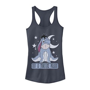 Disney's Winnie The Pooh Eeyore Juniors' Not A Morning Person Tank Top