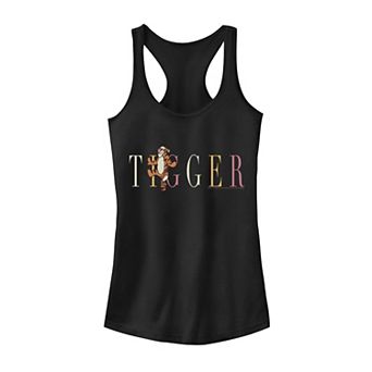 Disney's Winnie The Pooh Tigger Juniors' Name Title Tank Top
