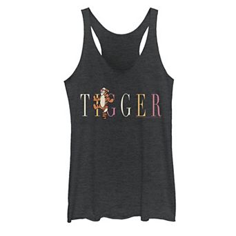 Disney's Winnie The Pooh Tigger Juniors' Name Title Tank Top